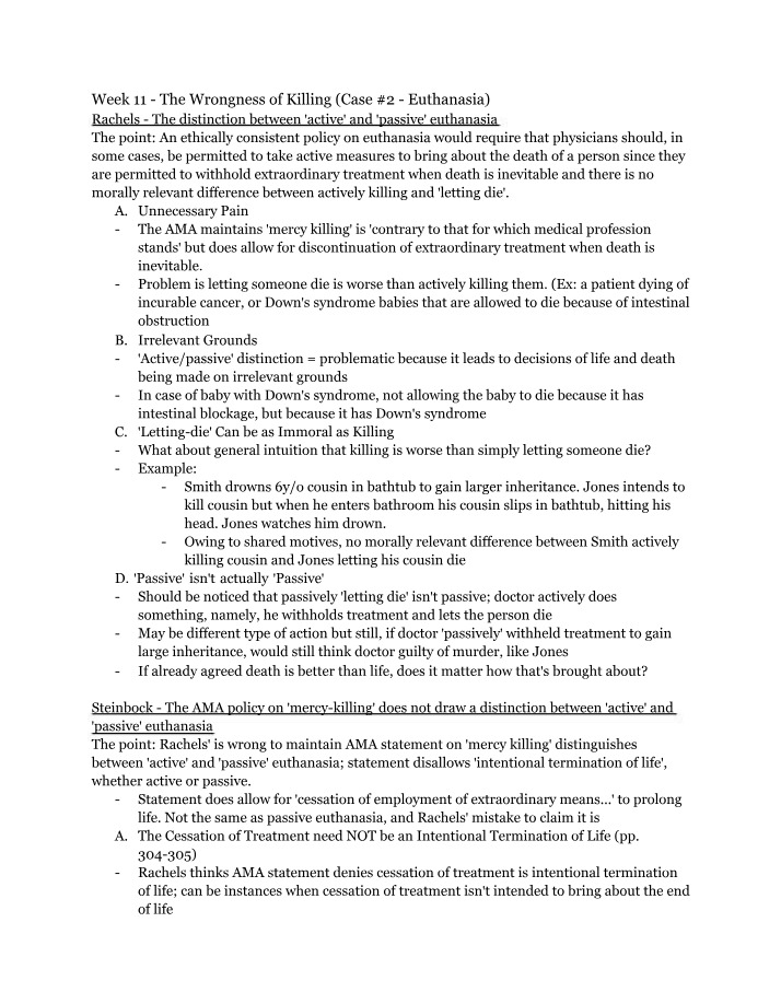 Week 11 - Philosophy 2073