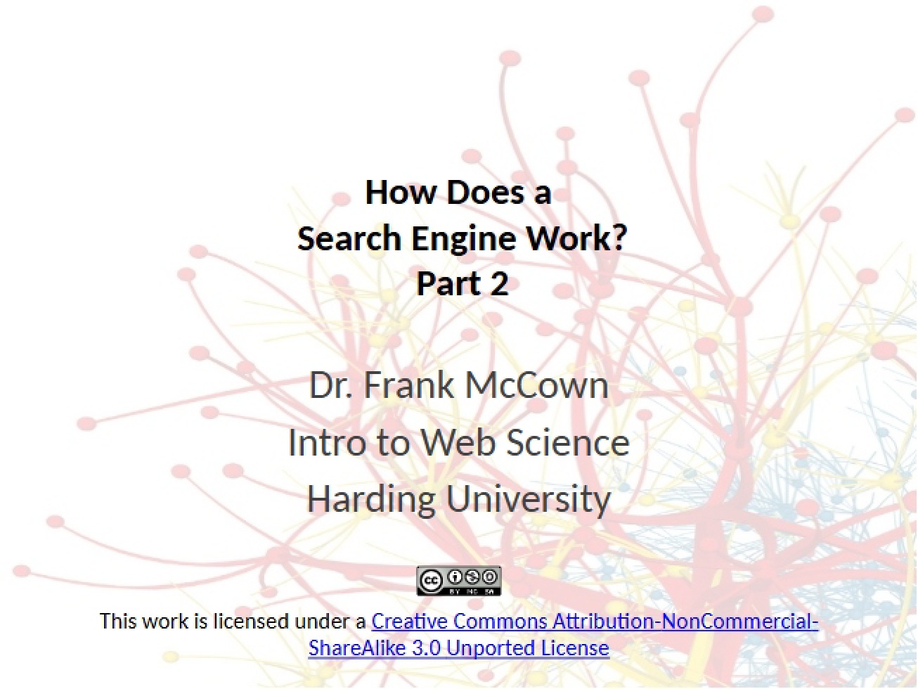 First Look at Web Science