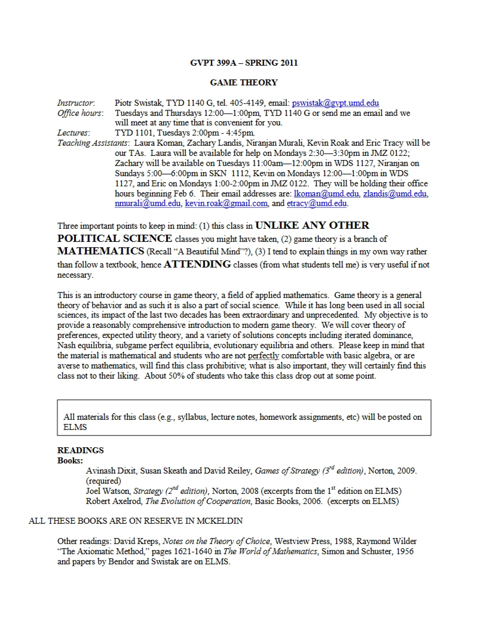 Uses of Terror Seminar Syllabus