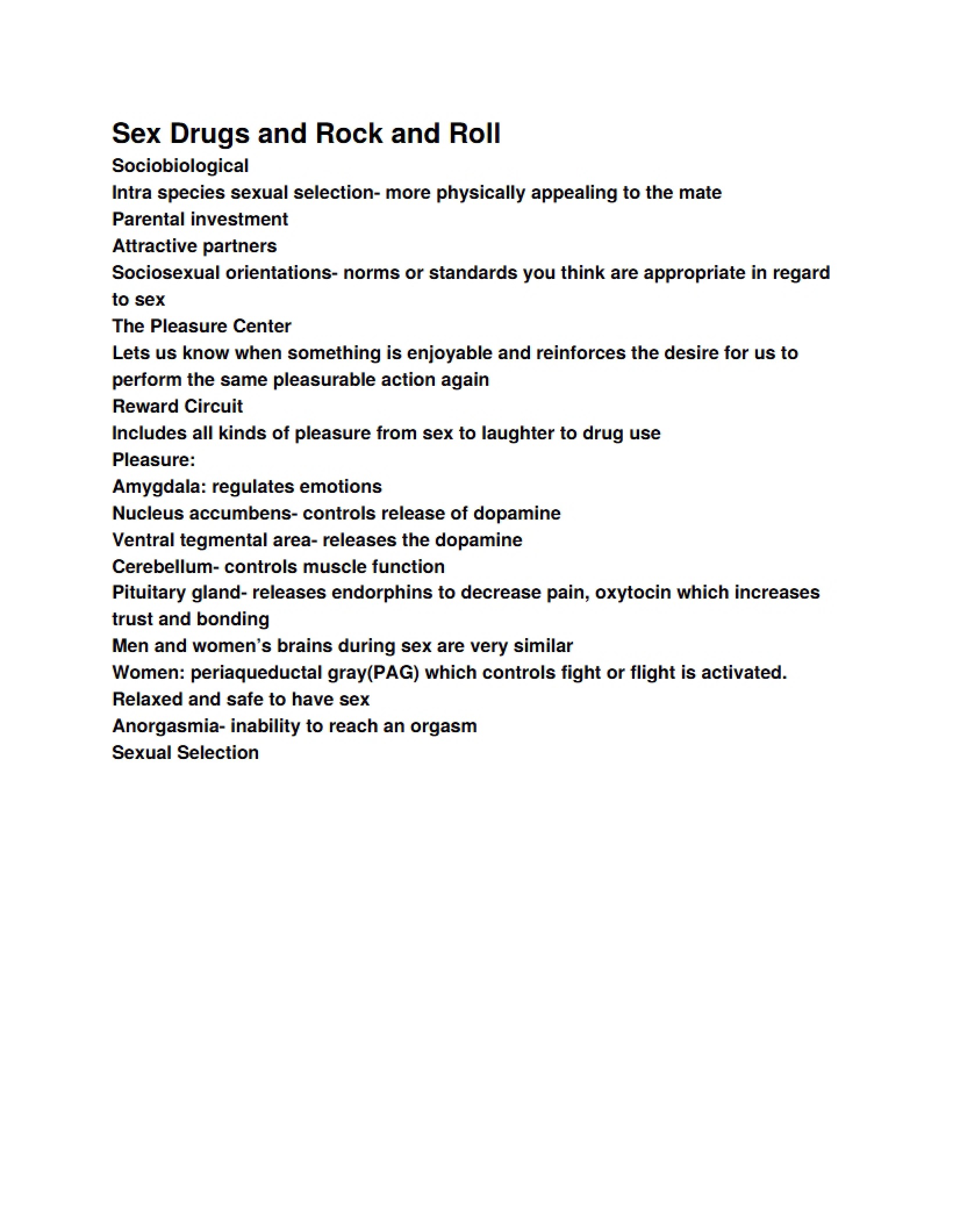 Lecture Series Notes