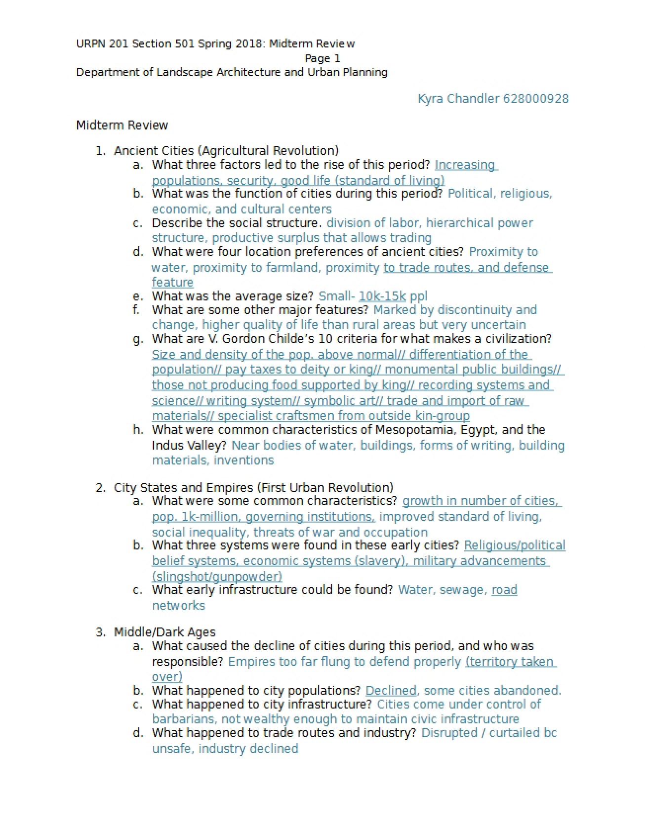 Midterm Review