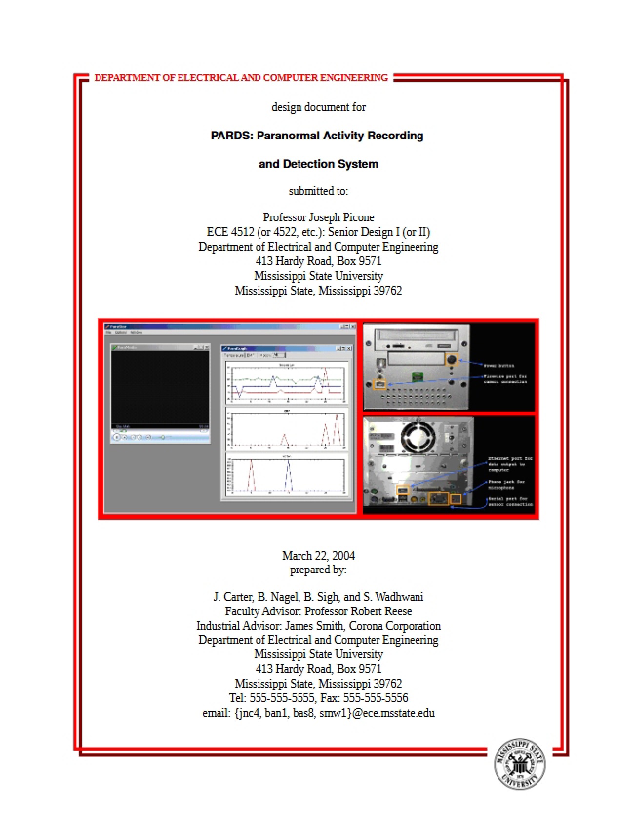Paranormal Detection and Recording