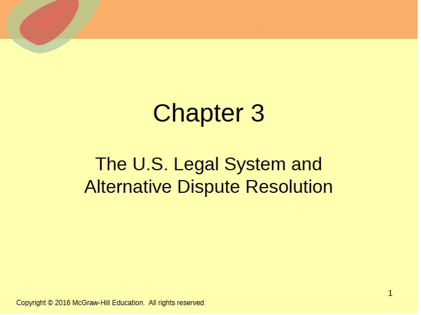US Legal System (Kubasek Ch 3)
