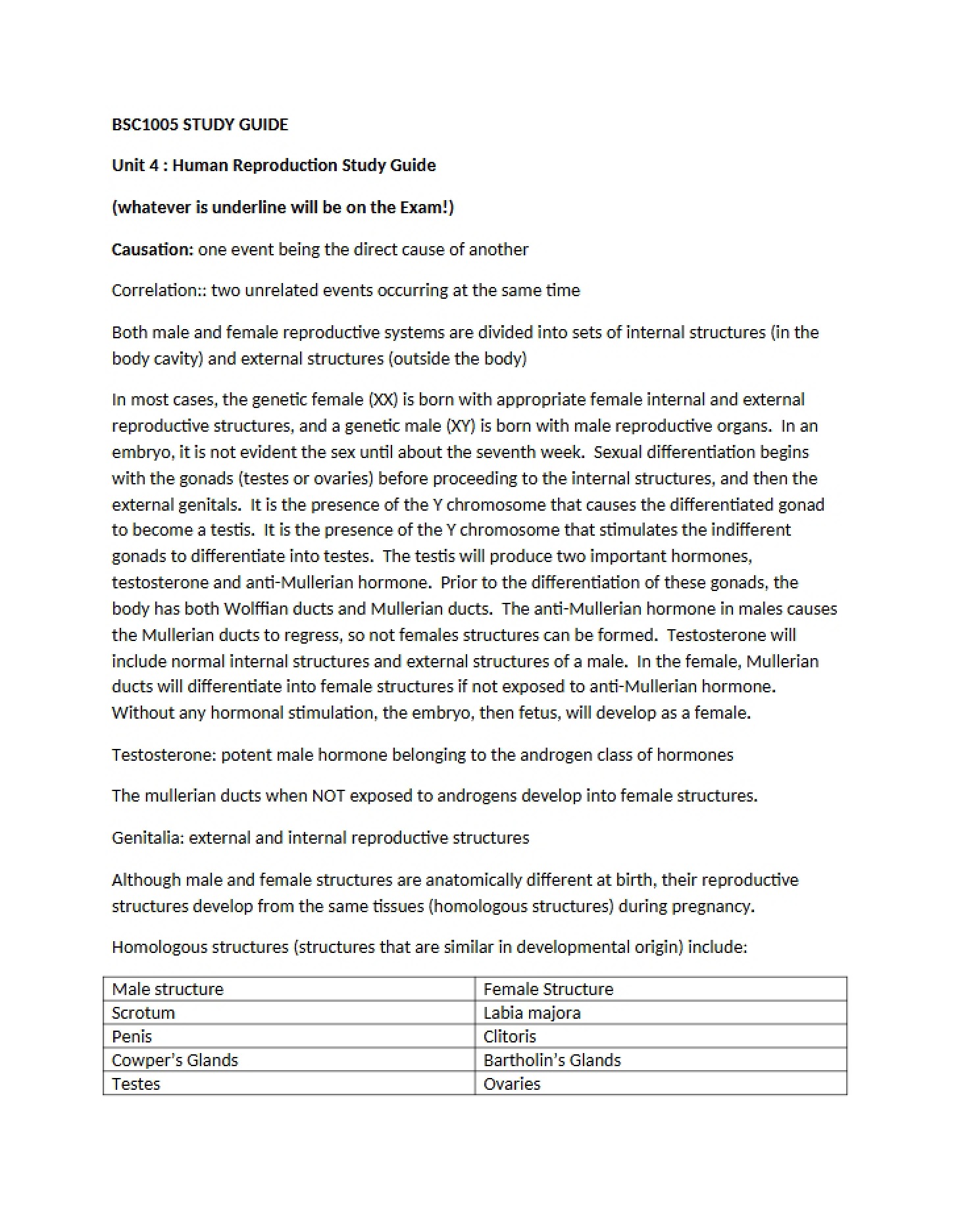 Core Reproductive Science Concepts