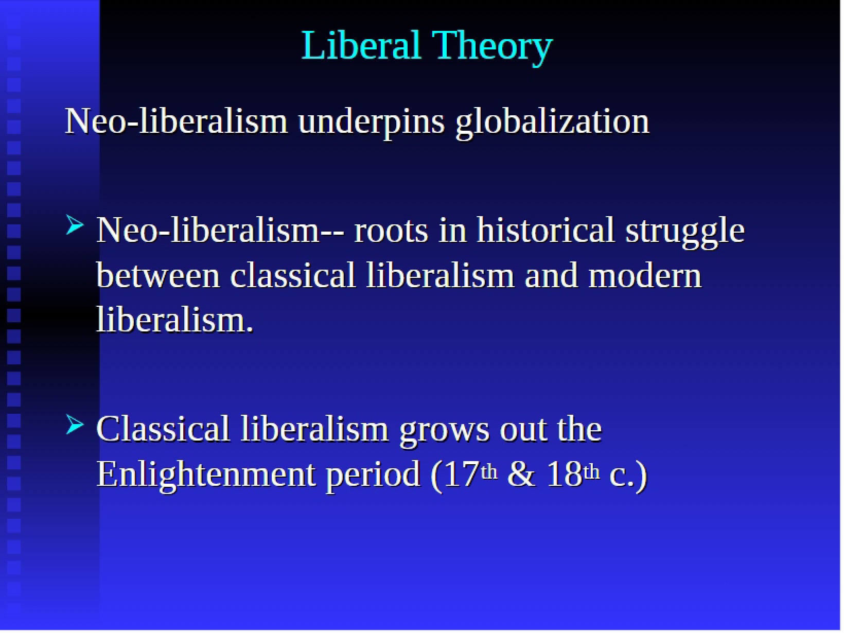 Theory of Liberalism