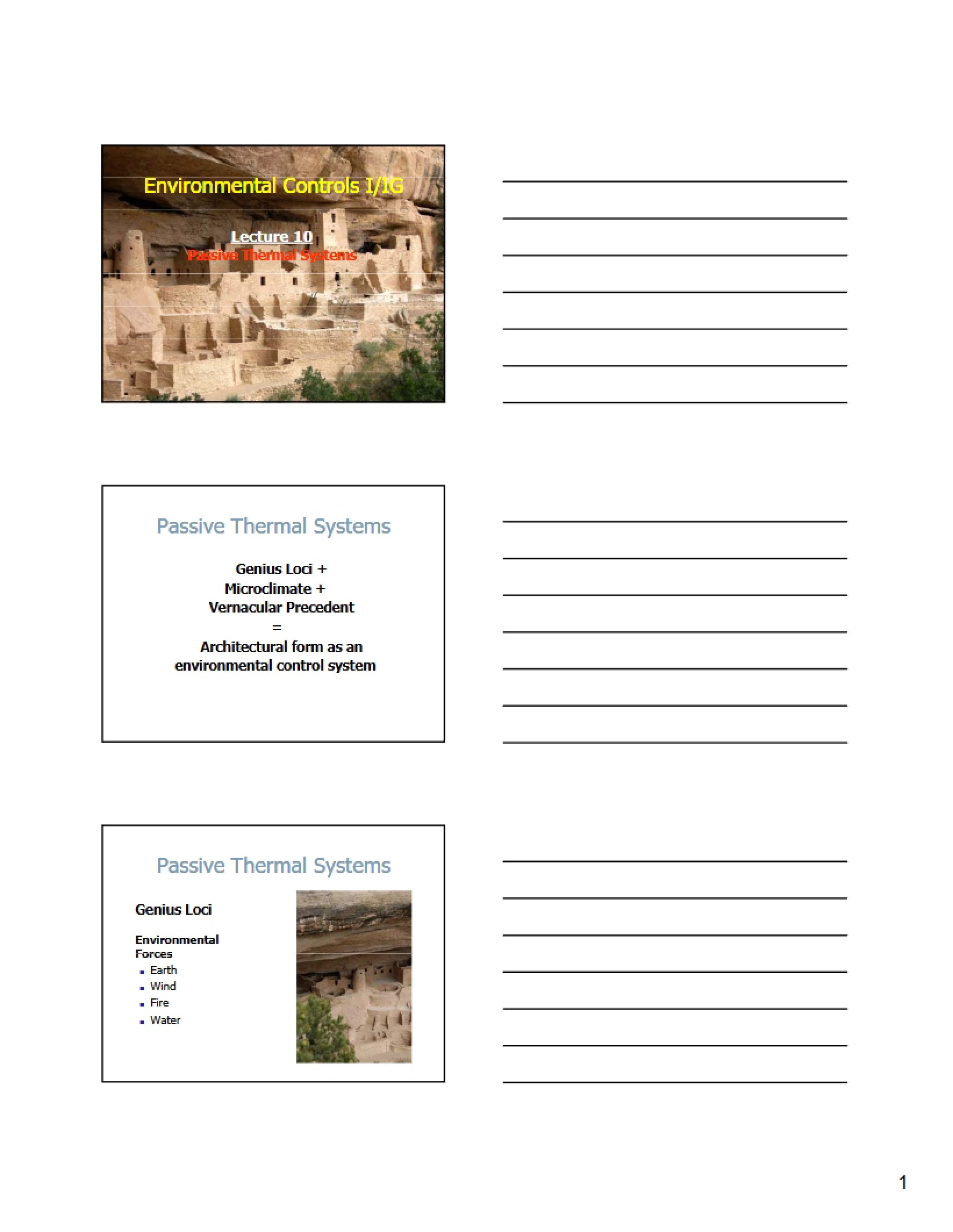 Thermal Systems (Passive)