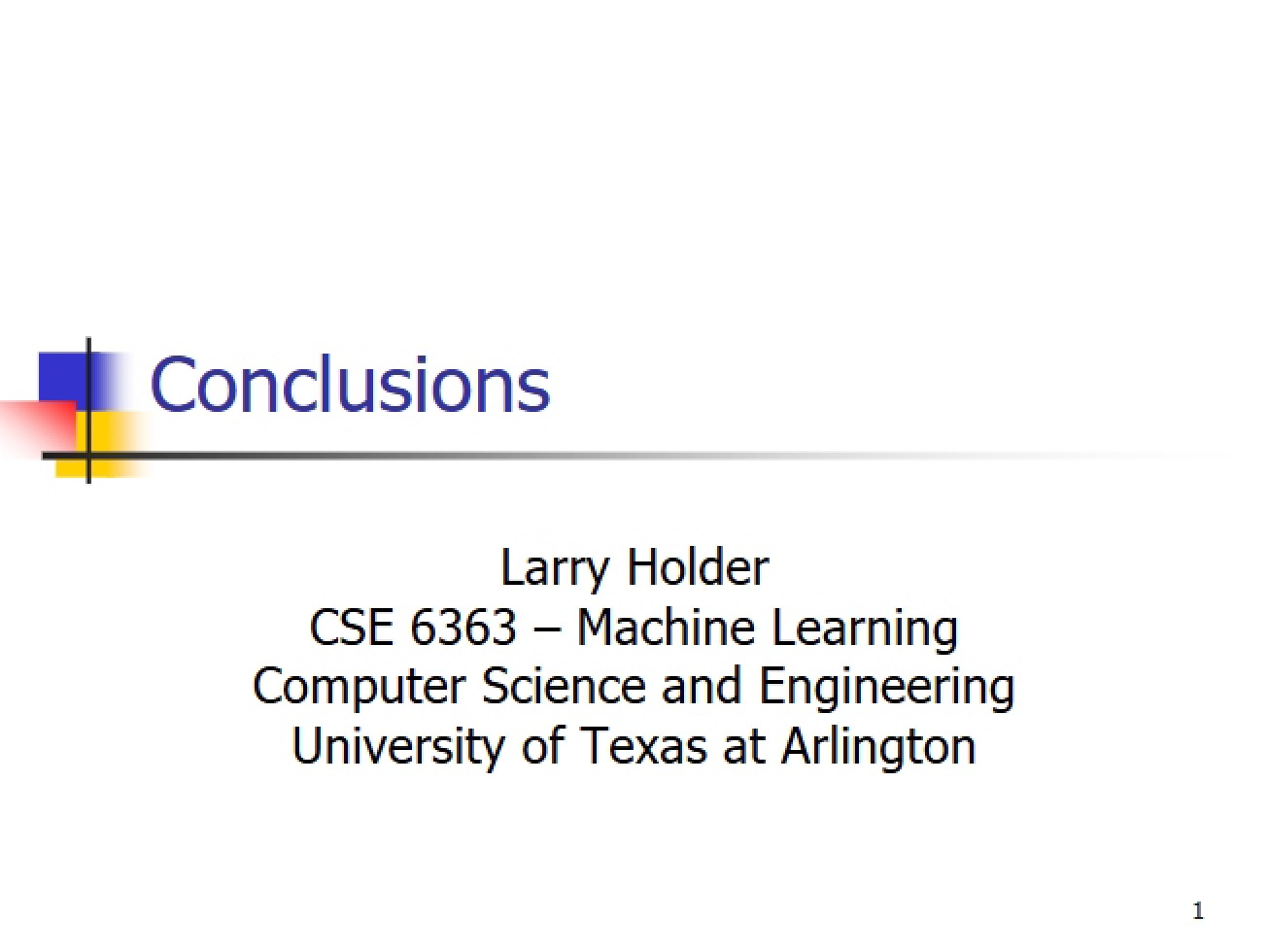 Course Notes