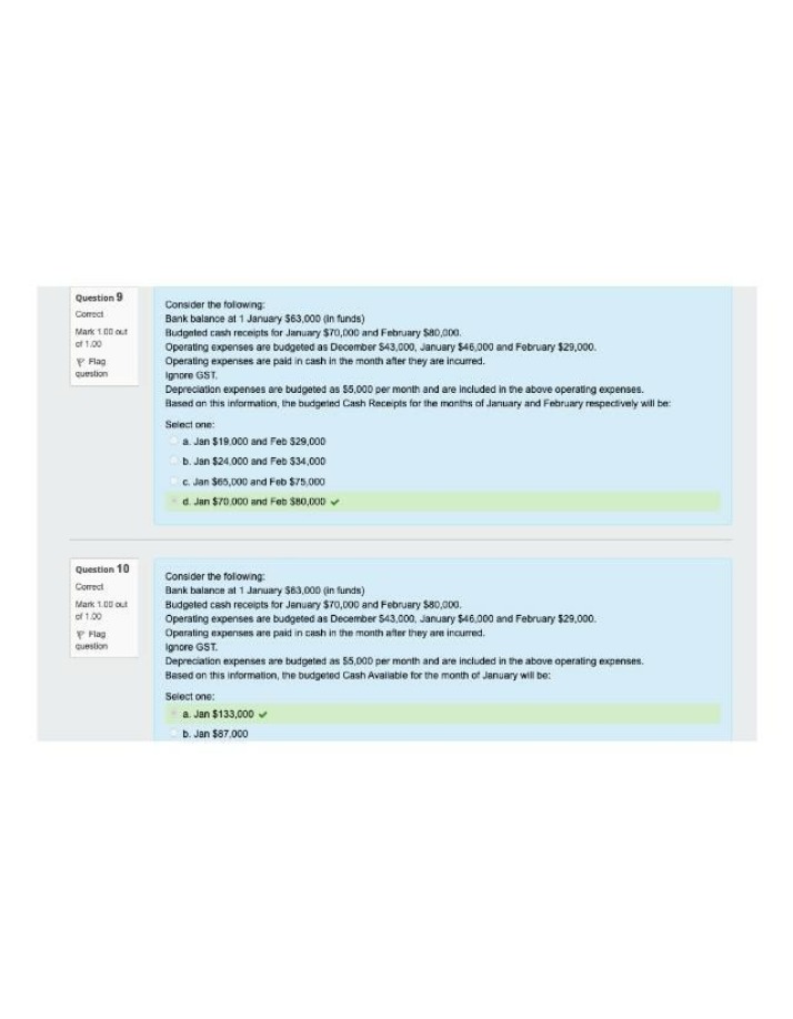 Exam Solutions and Questions for Accounting