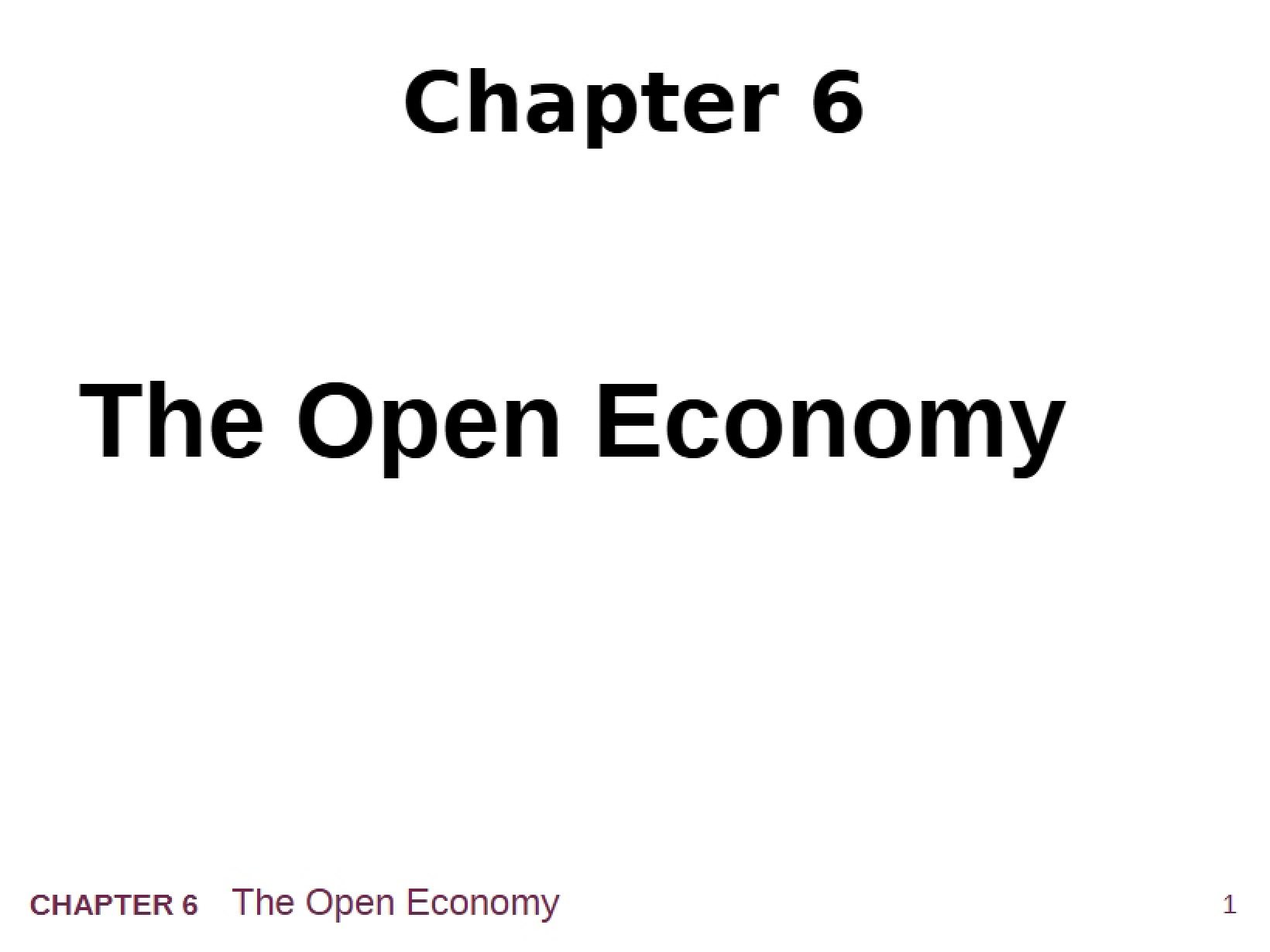 Sixth Chapter Notes