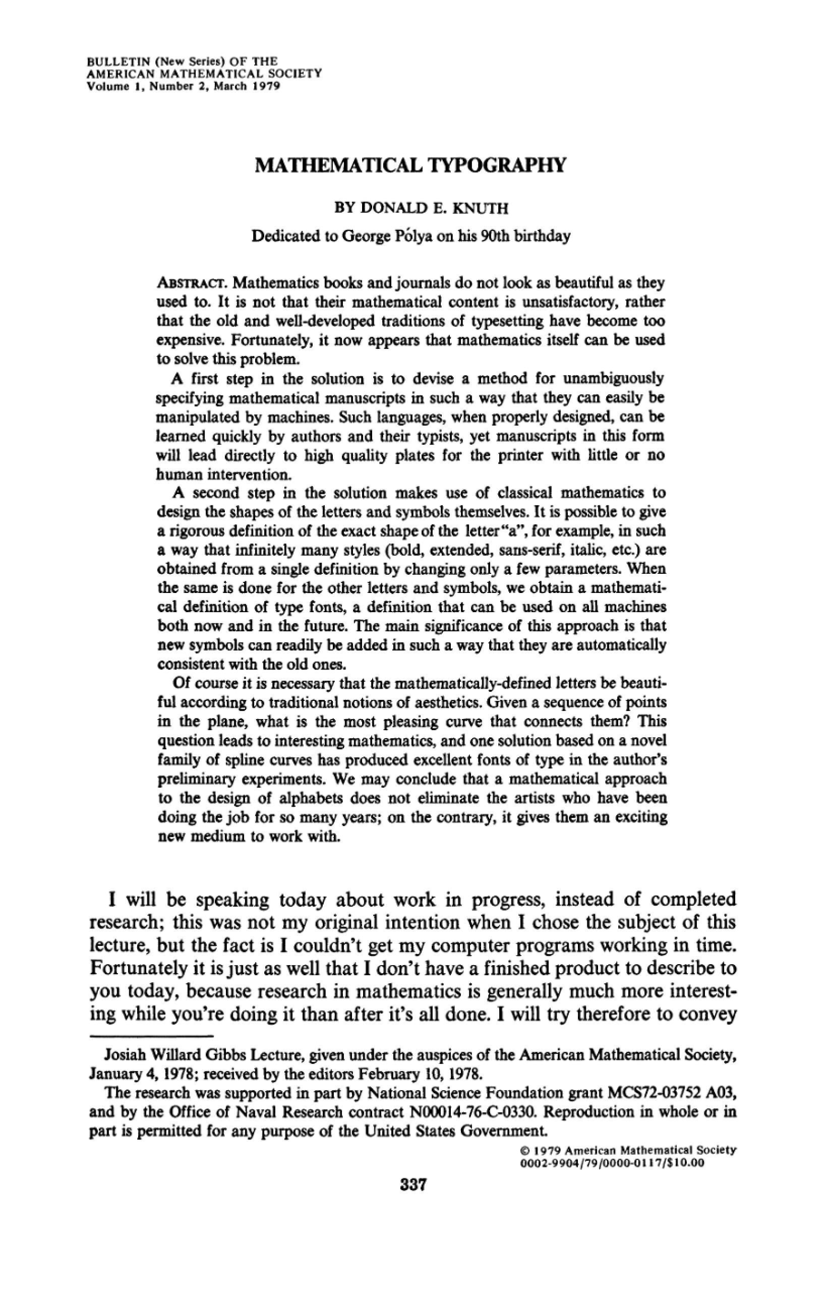 Math 501 Lecture Notes