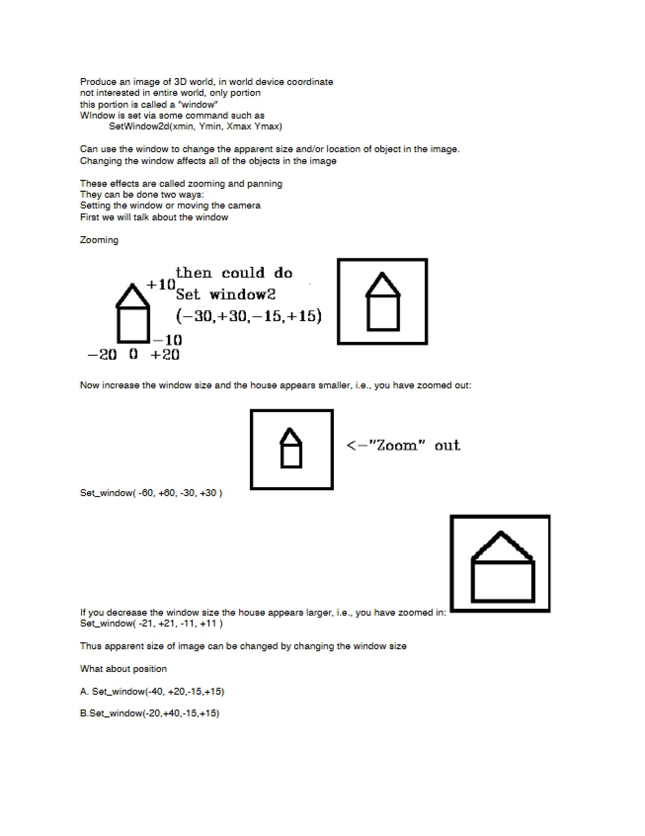 Graphics Lecture Notes