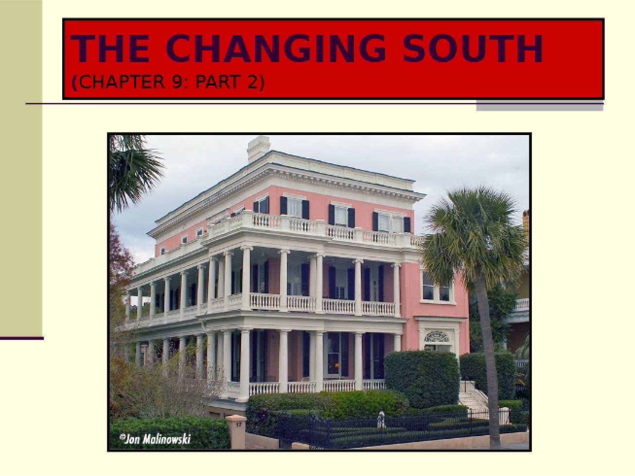 South in Transition