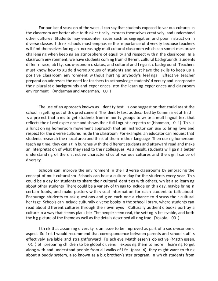 Discussion Forum - Unit 8 Understanding