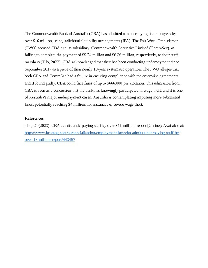 Introduction to HRM - Week 10 Notes