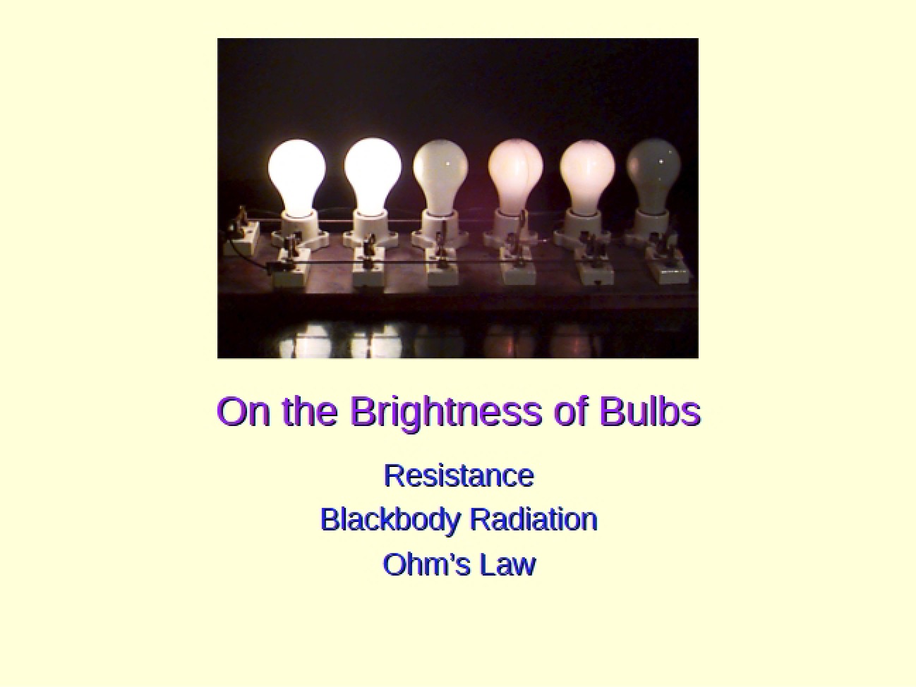Light Bulb Brightness Analysis