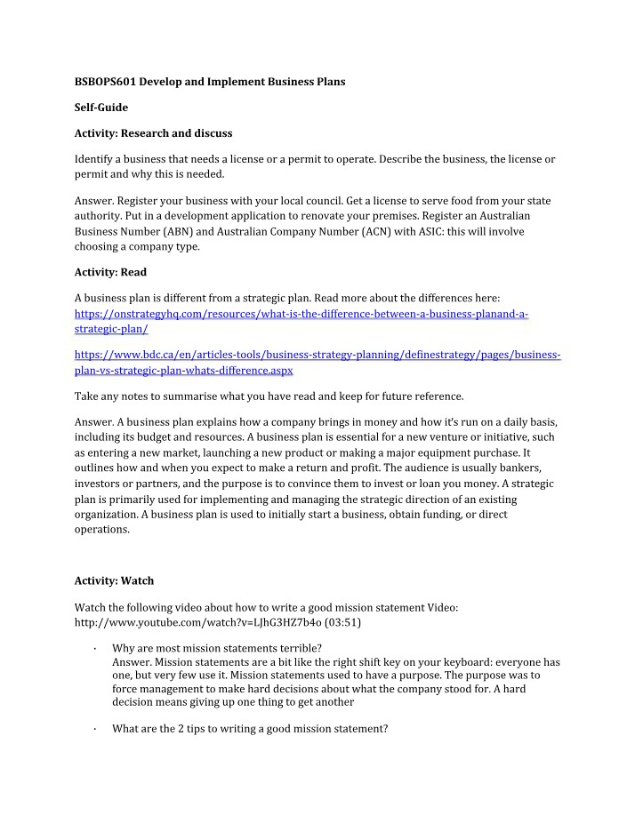 Self-Study Guide Part B