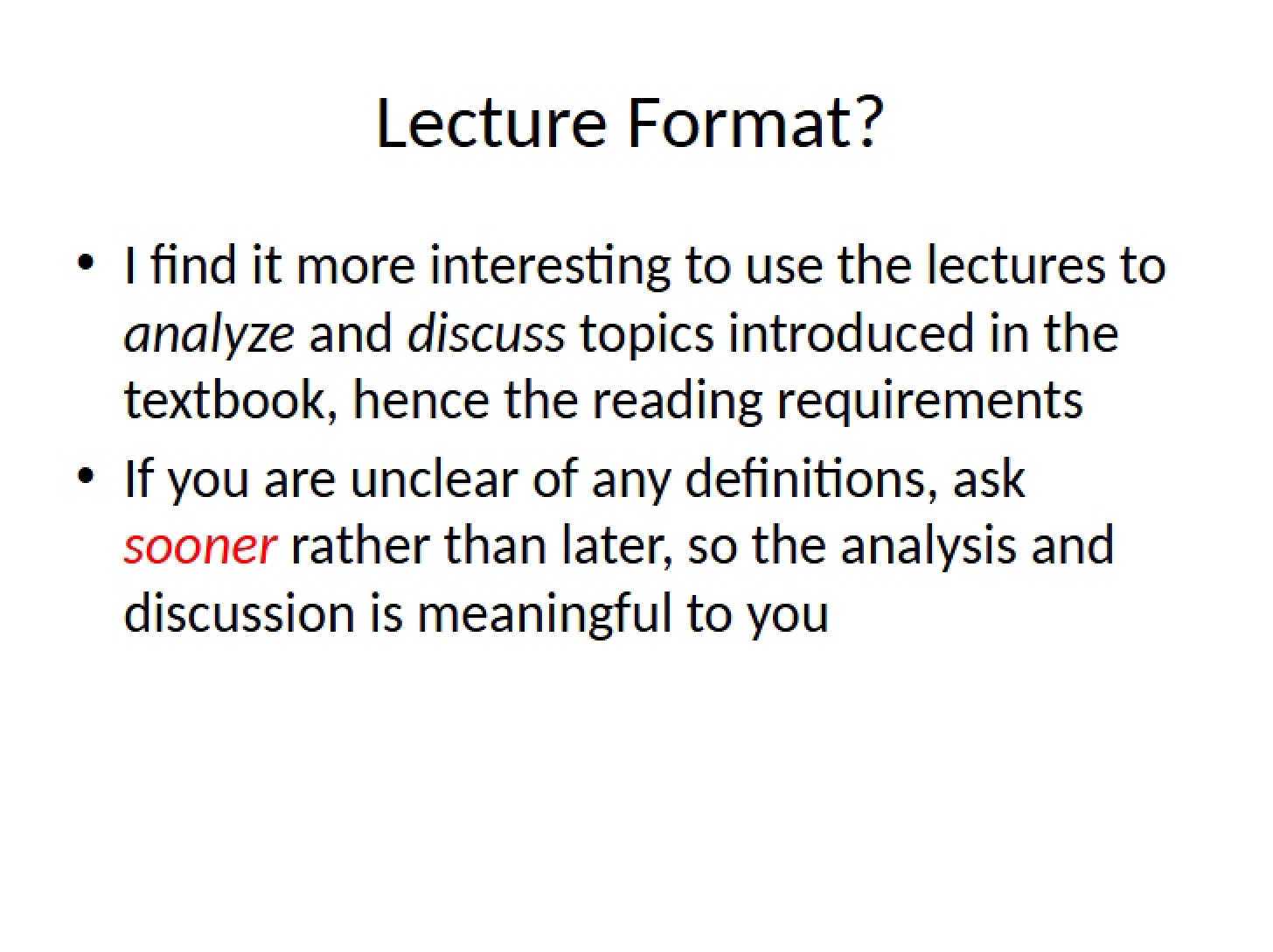 Lecture Notes 05