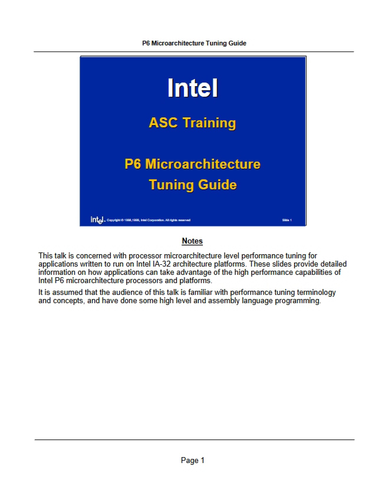 Training for ASC