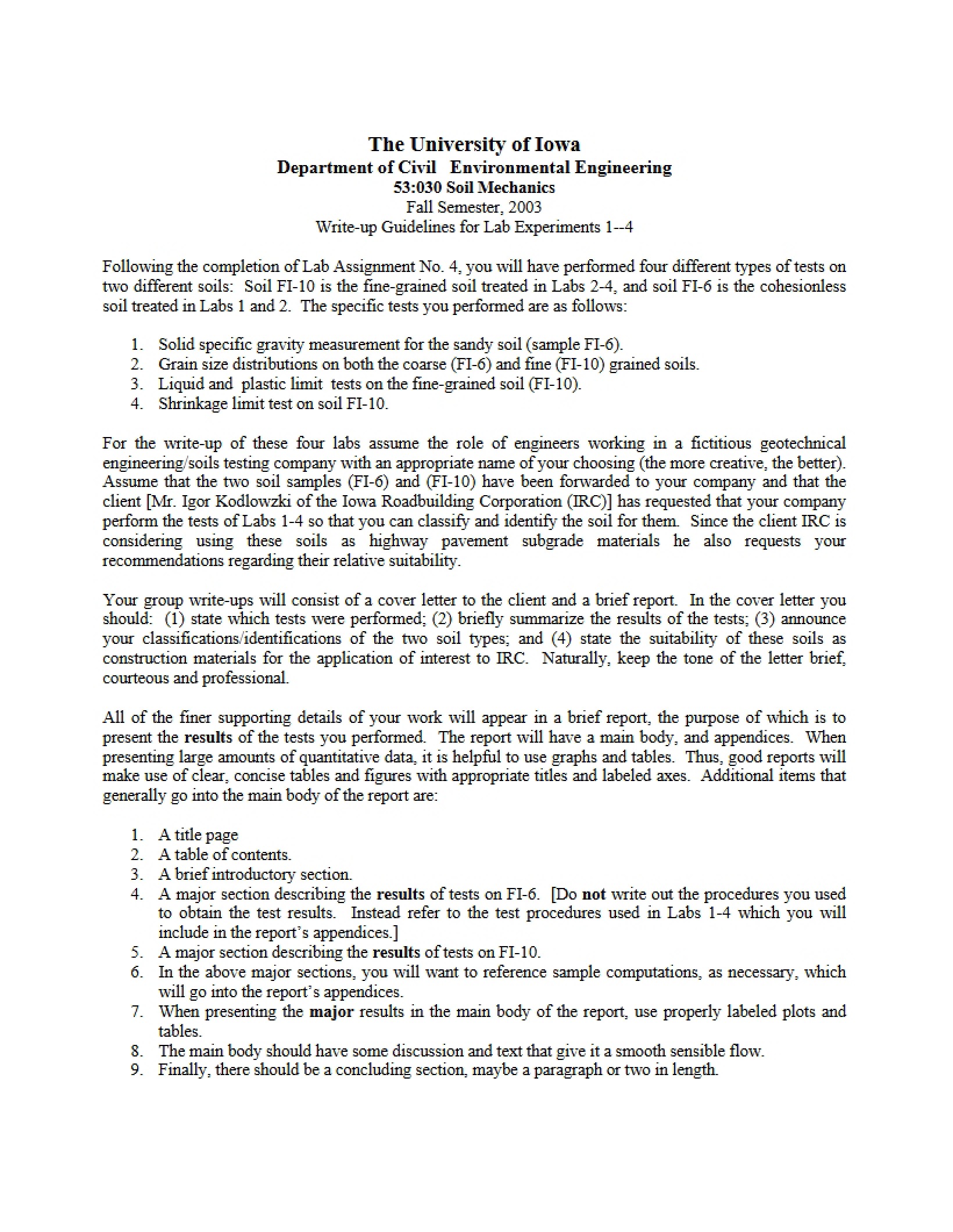 Civil Environmental Engineering Department Info