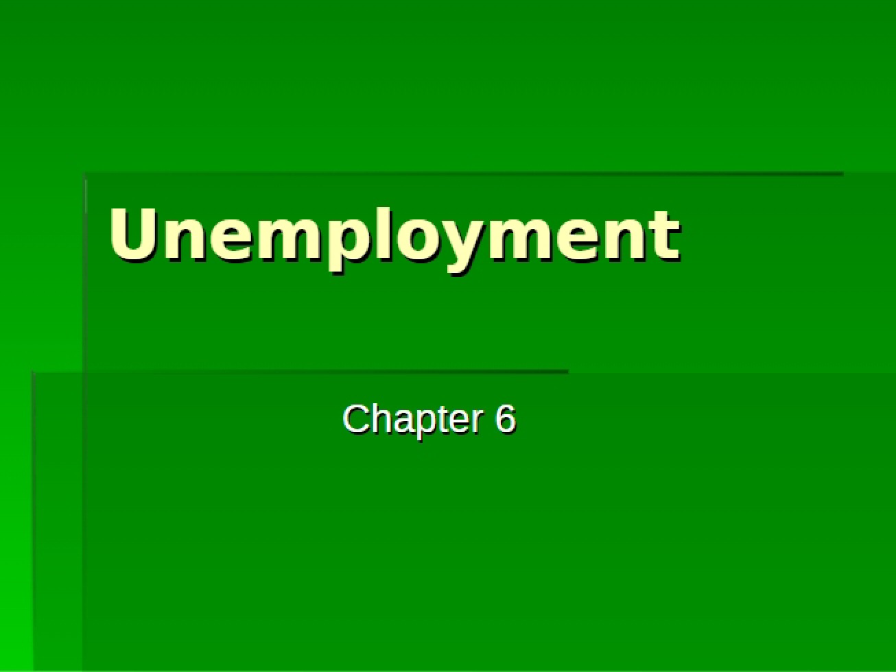 Unemployment Concepts