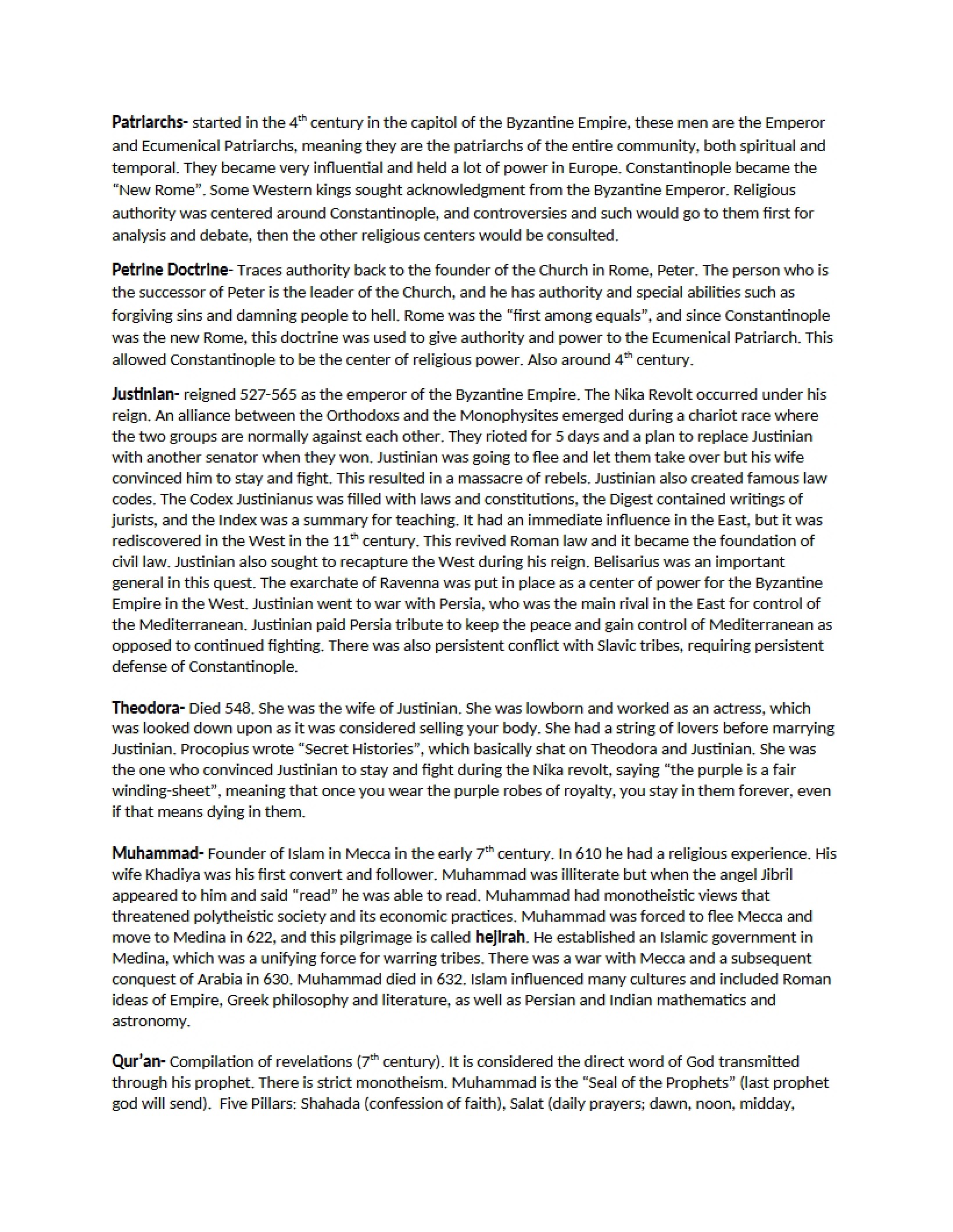 Course Notes