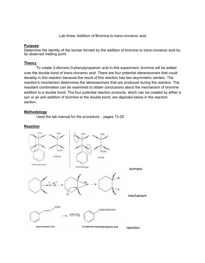 CHEM254 Lab Report 3
