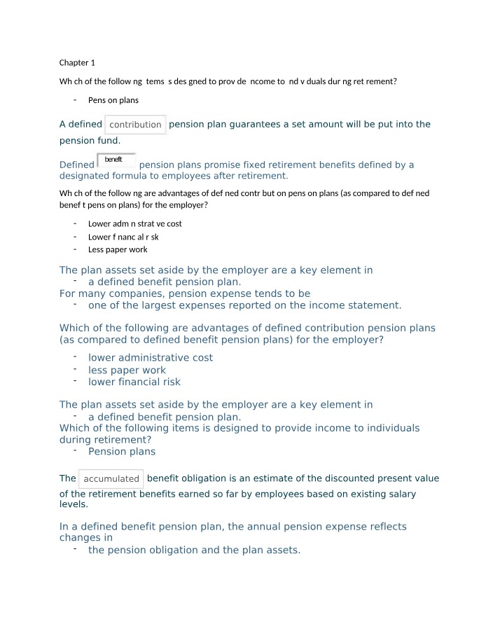 Employer Advantages of Defined Contribution Pension Plans