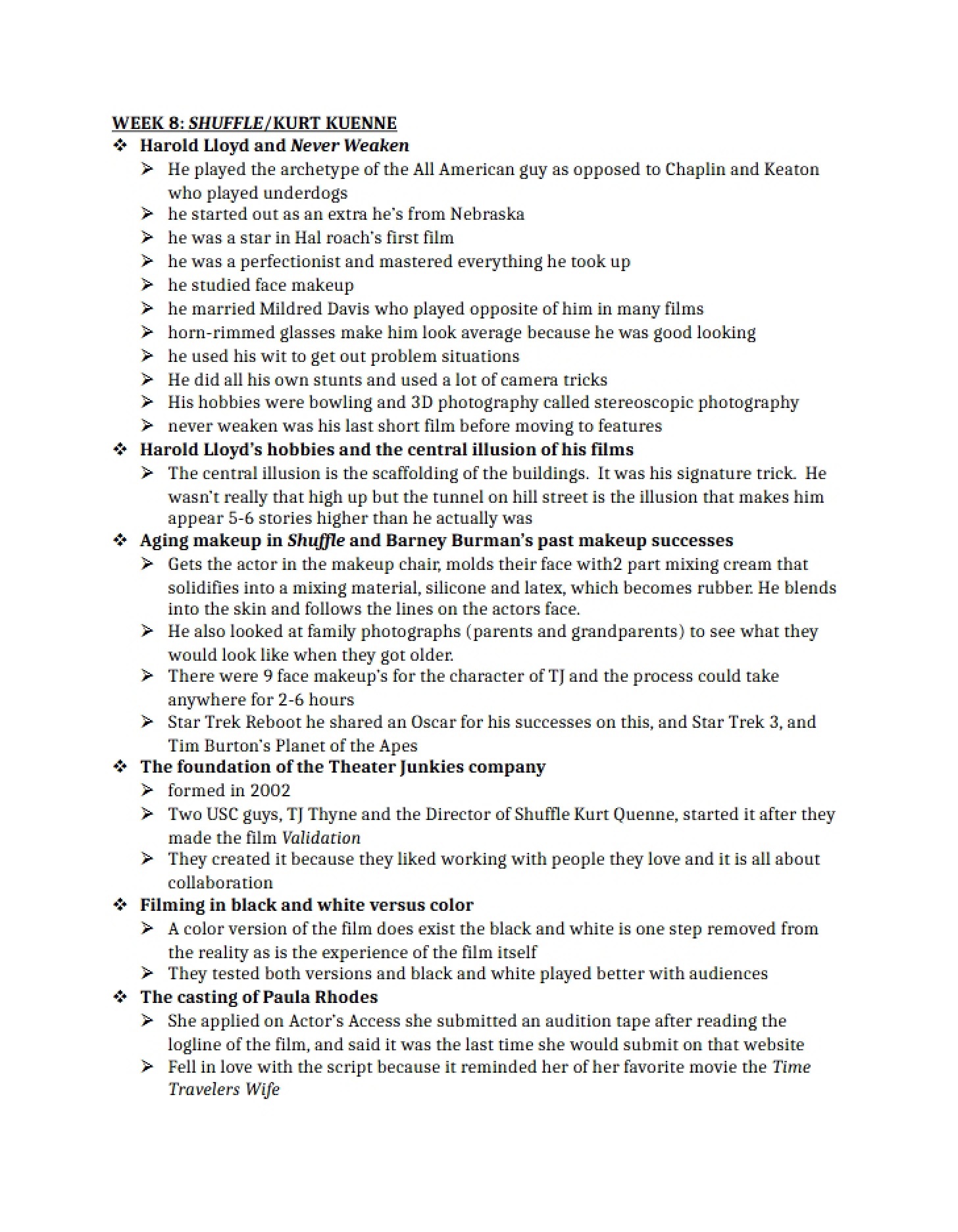 Guide One for Studying