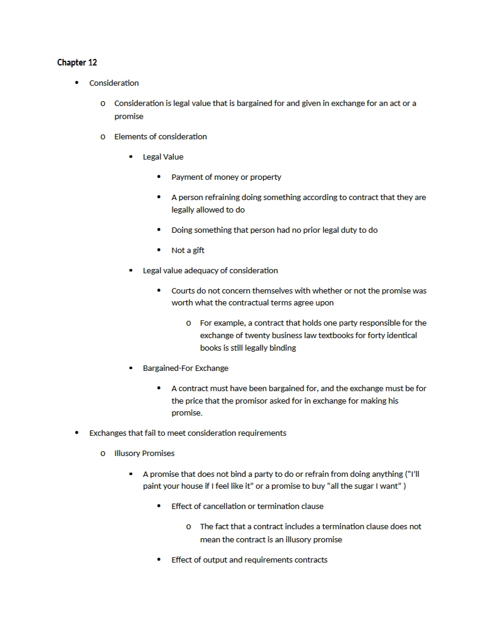 Business Law - Chapter 12