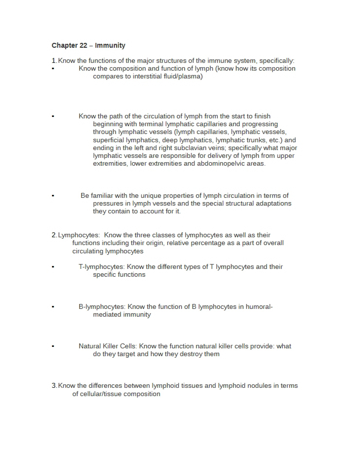 Review Sheet Immunity (MCB 246 Exam 3)