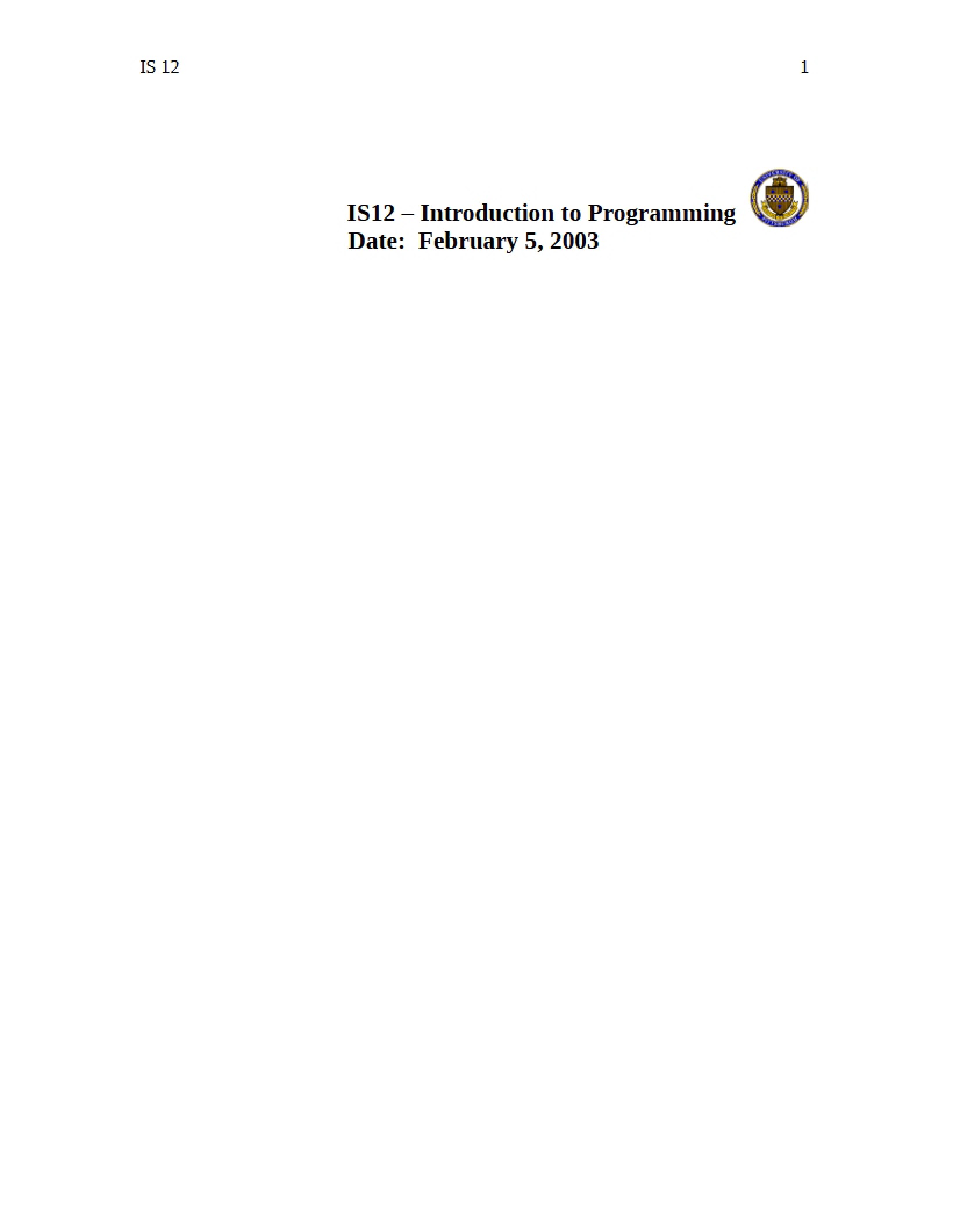 Introduction to Coding