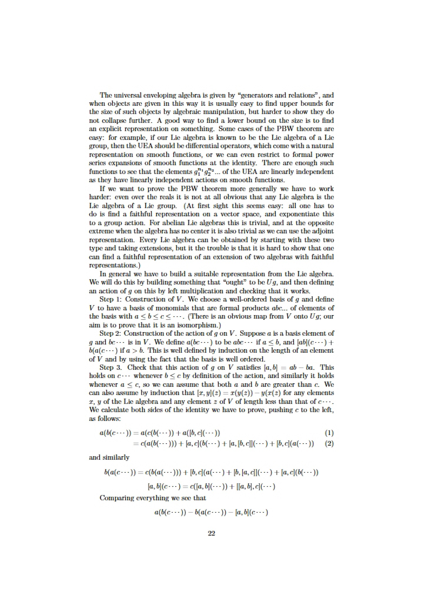 Notes on Lecture
