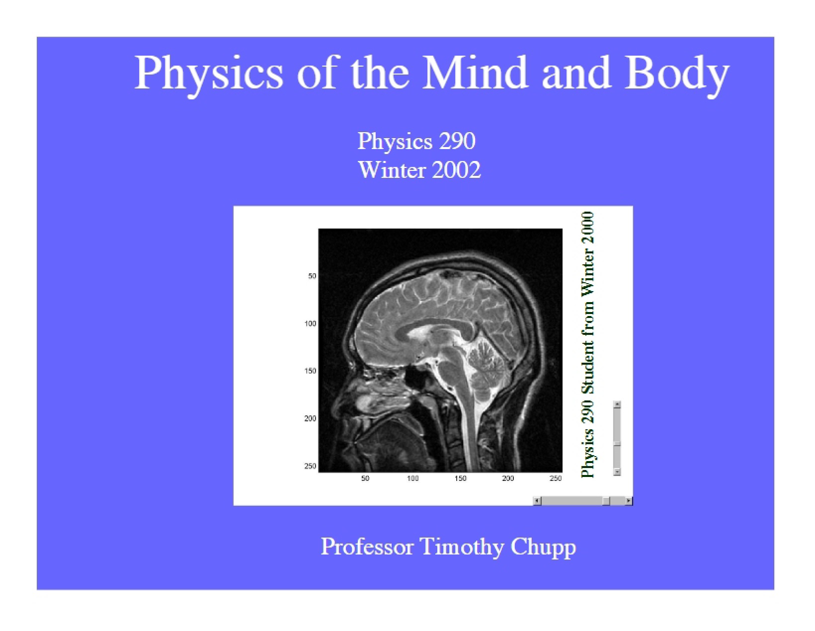 Physics of Mind and Body Overview