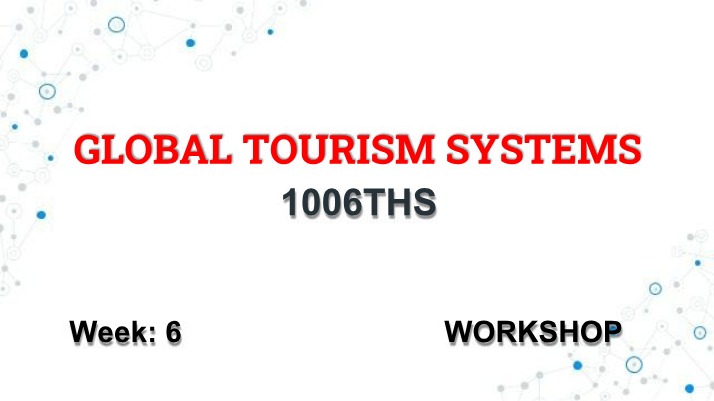 Week 6 Workshop