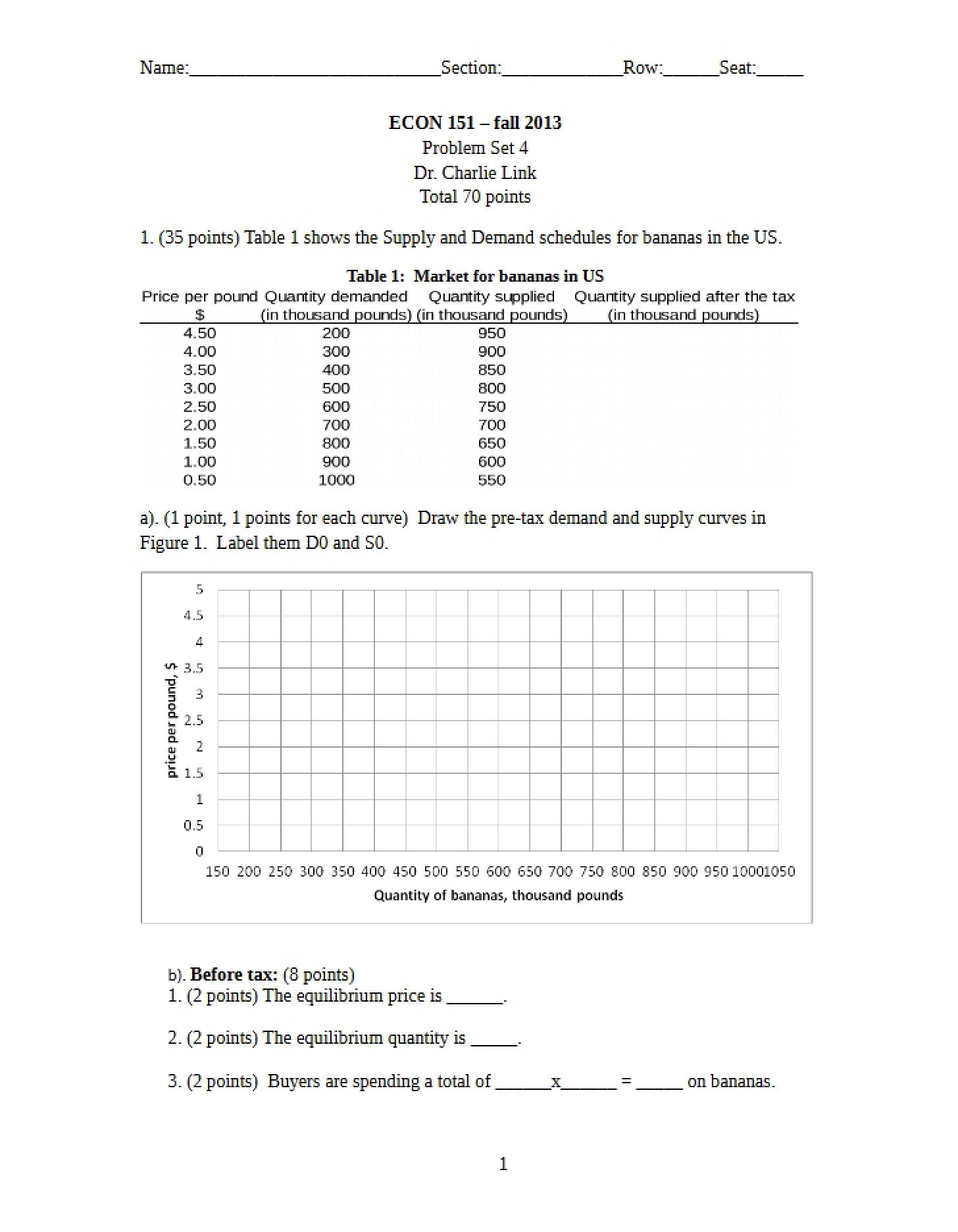 Set 4 Problems
