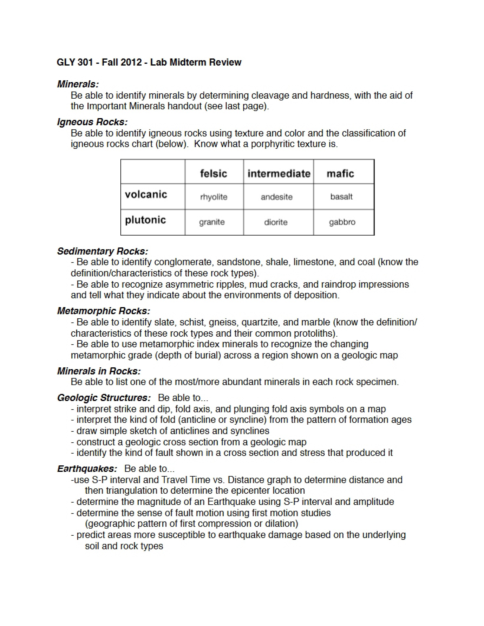 Midterm Review Geography Lab