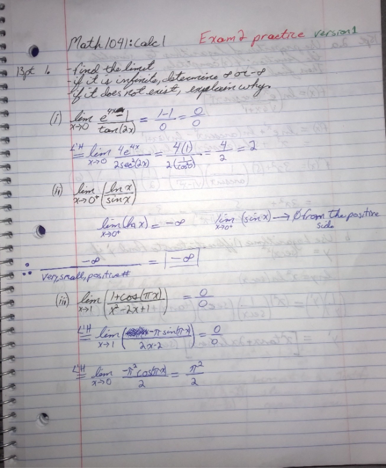Collection of Notes for Calculus I