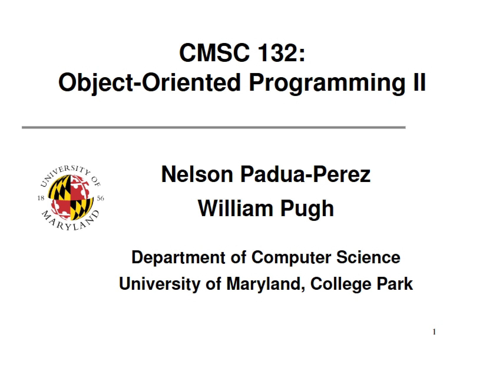 Advanced Object-Oriented Programming