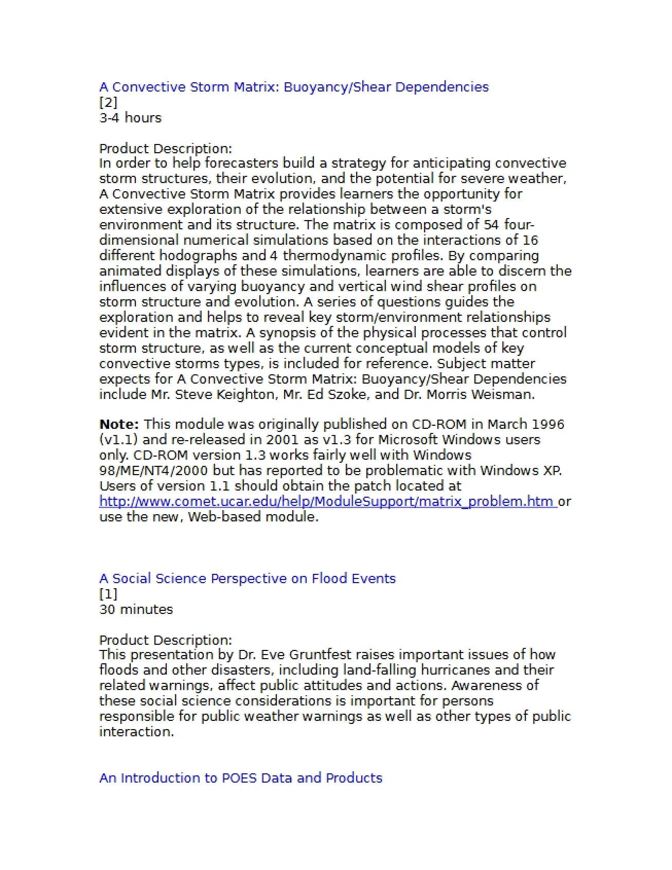 Analysis of a Convective Storm Matrix Buoyancy-Shear Dependencies