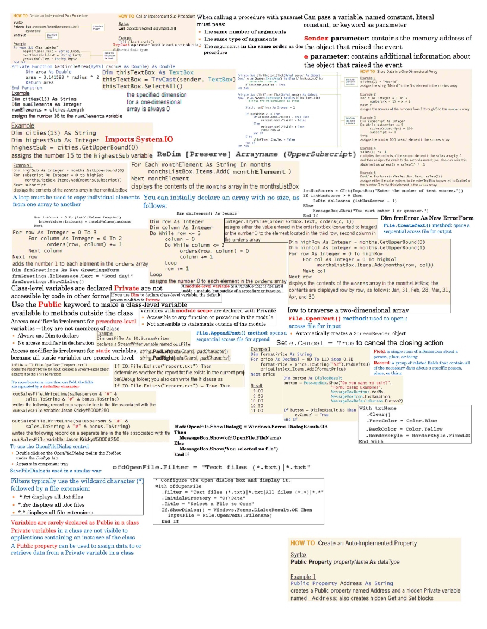 Business App Development Notes