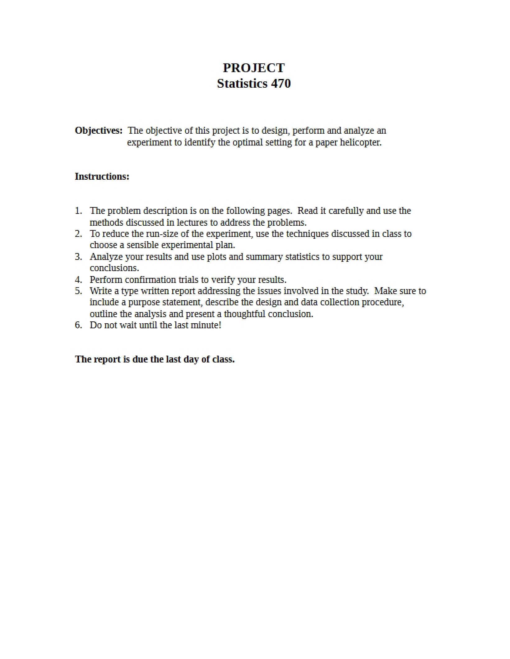 Course Project