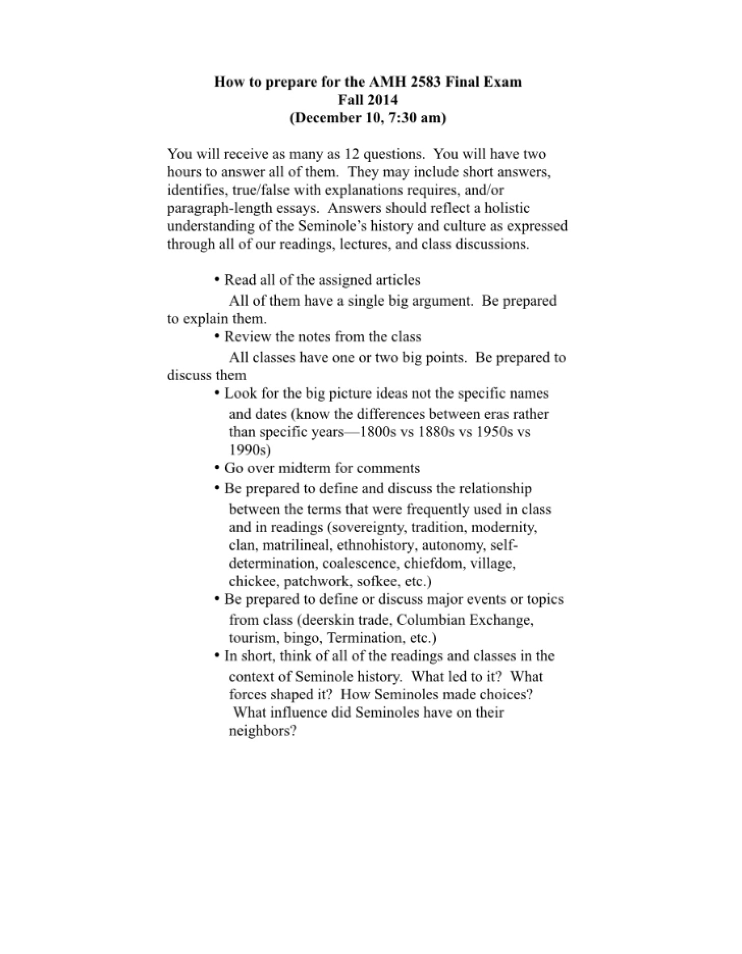 Semester-End Cumulative Examination