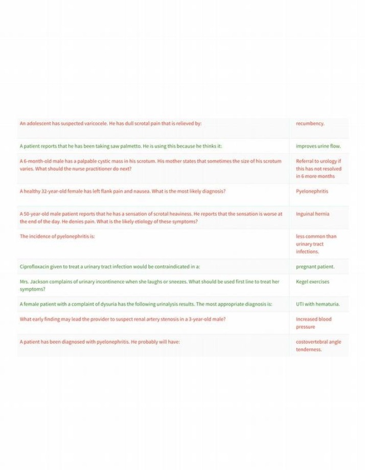 Case Studies - Scrotal Pain (Varicocele, Inguinal Hernia, and UTI)