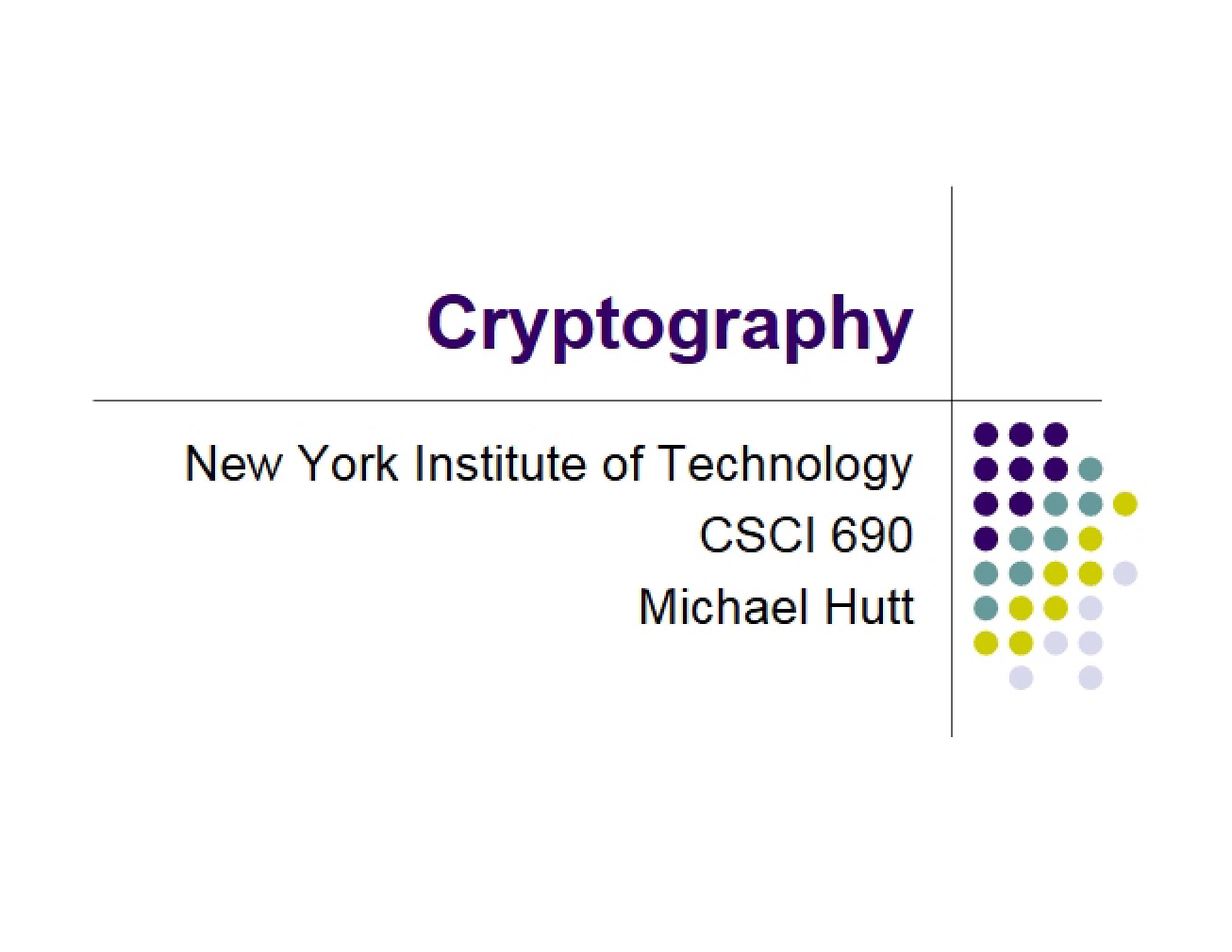 Cryptography Data Networks