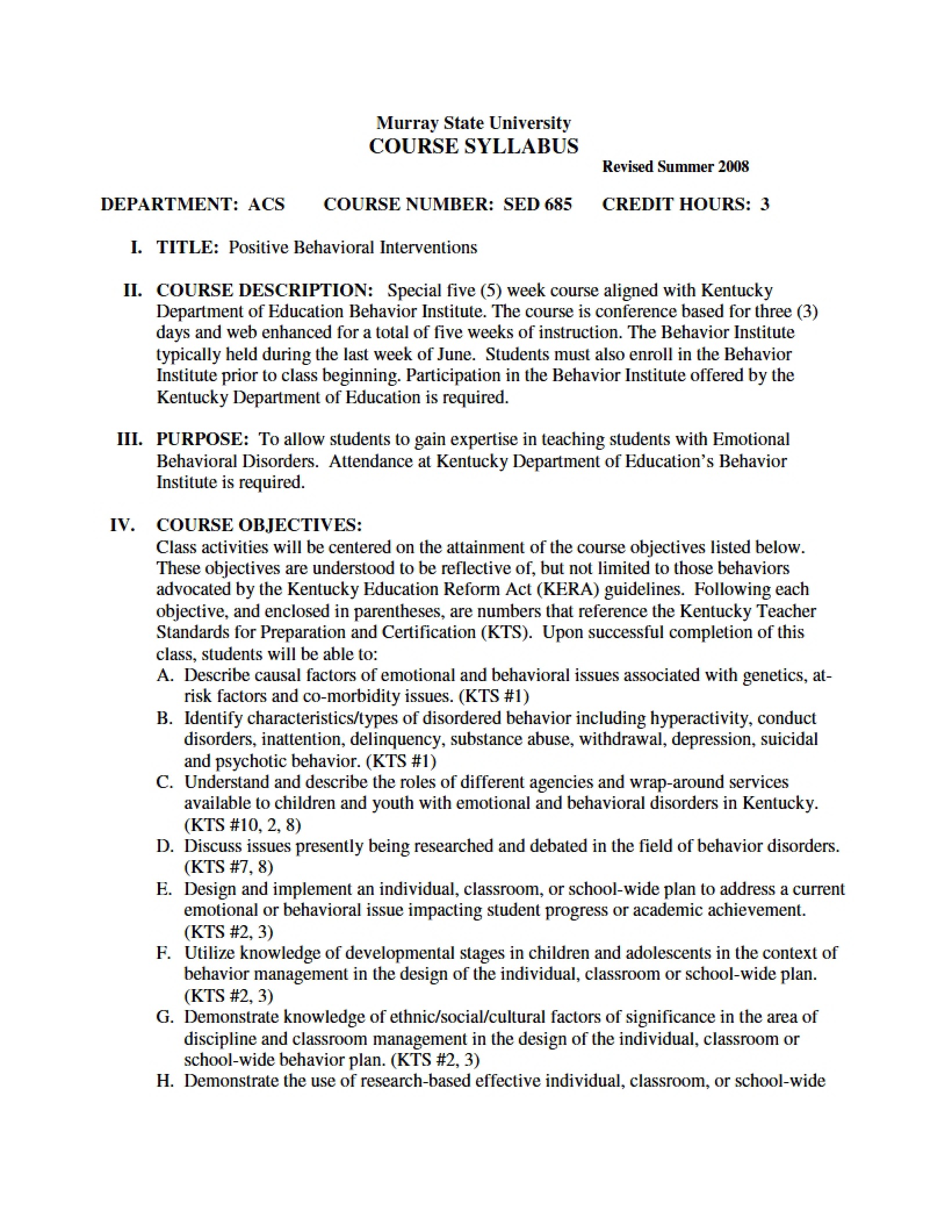 Syllabus