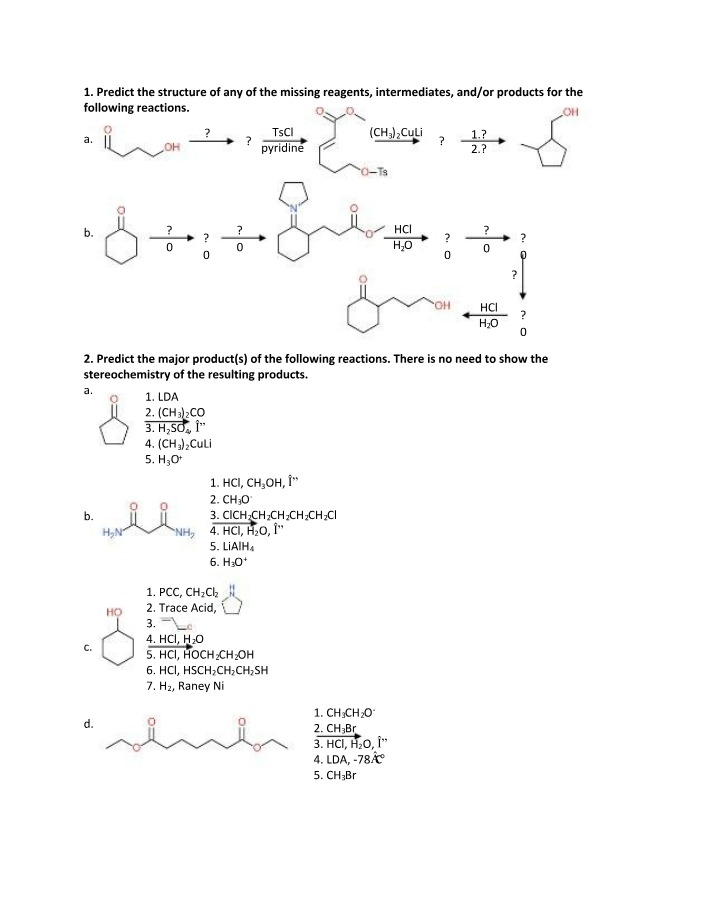 Predicting Missing Products and Reagents in Reactions