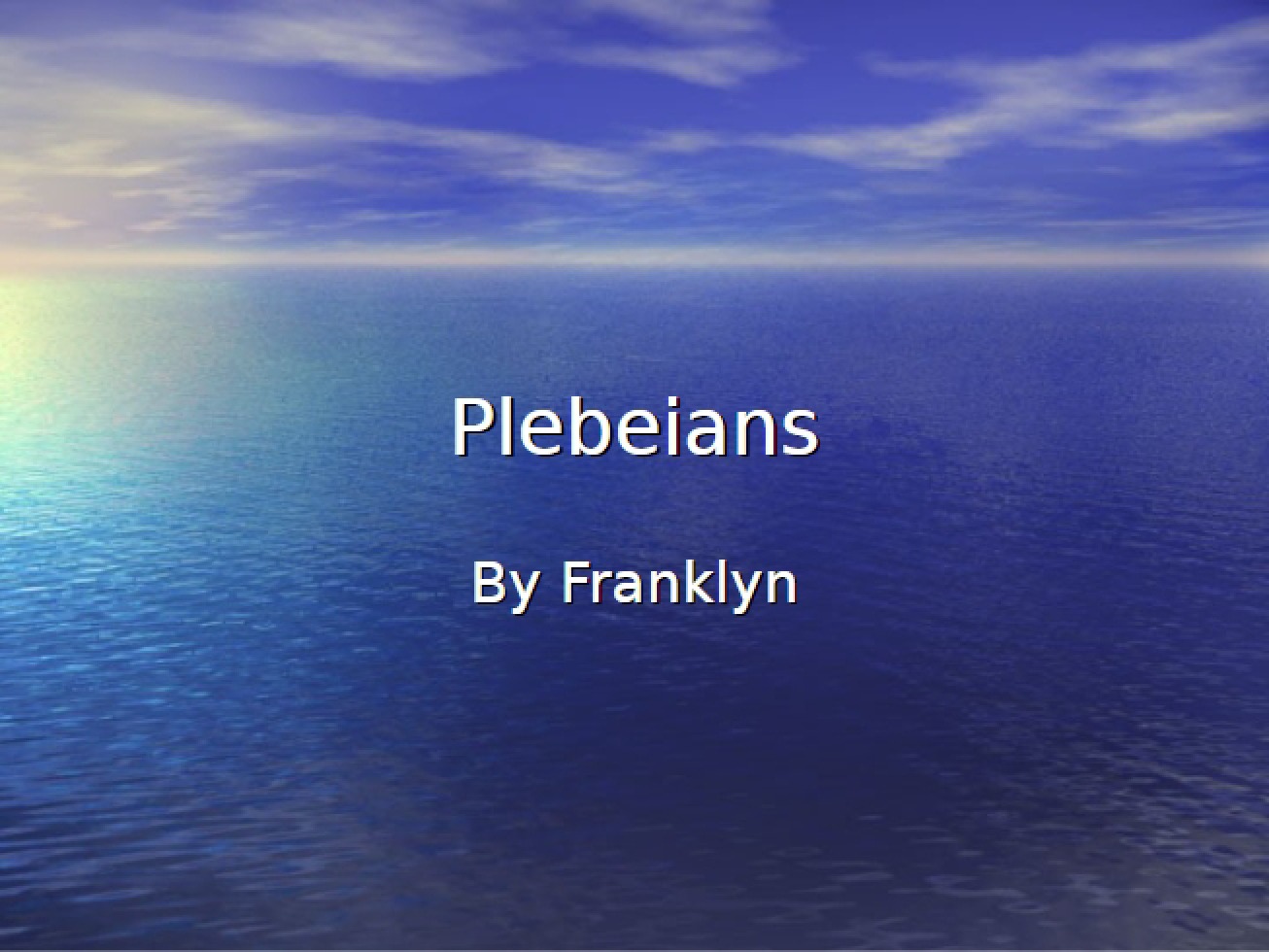 Plebeians