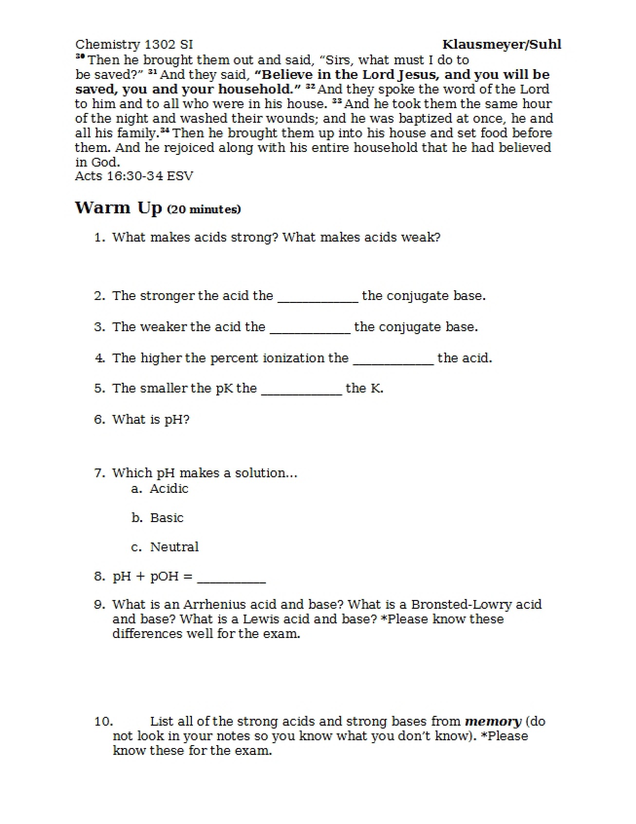 Modern Chemistry Chapter Thirteen