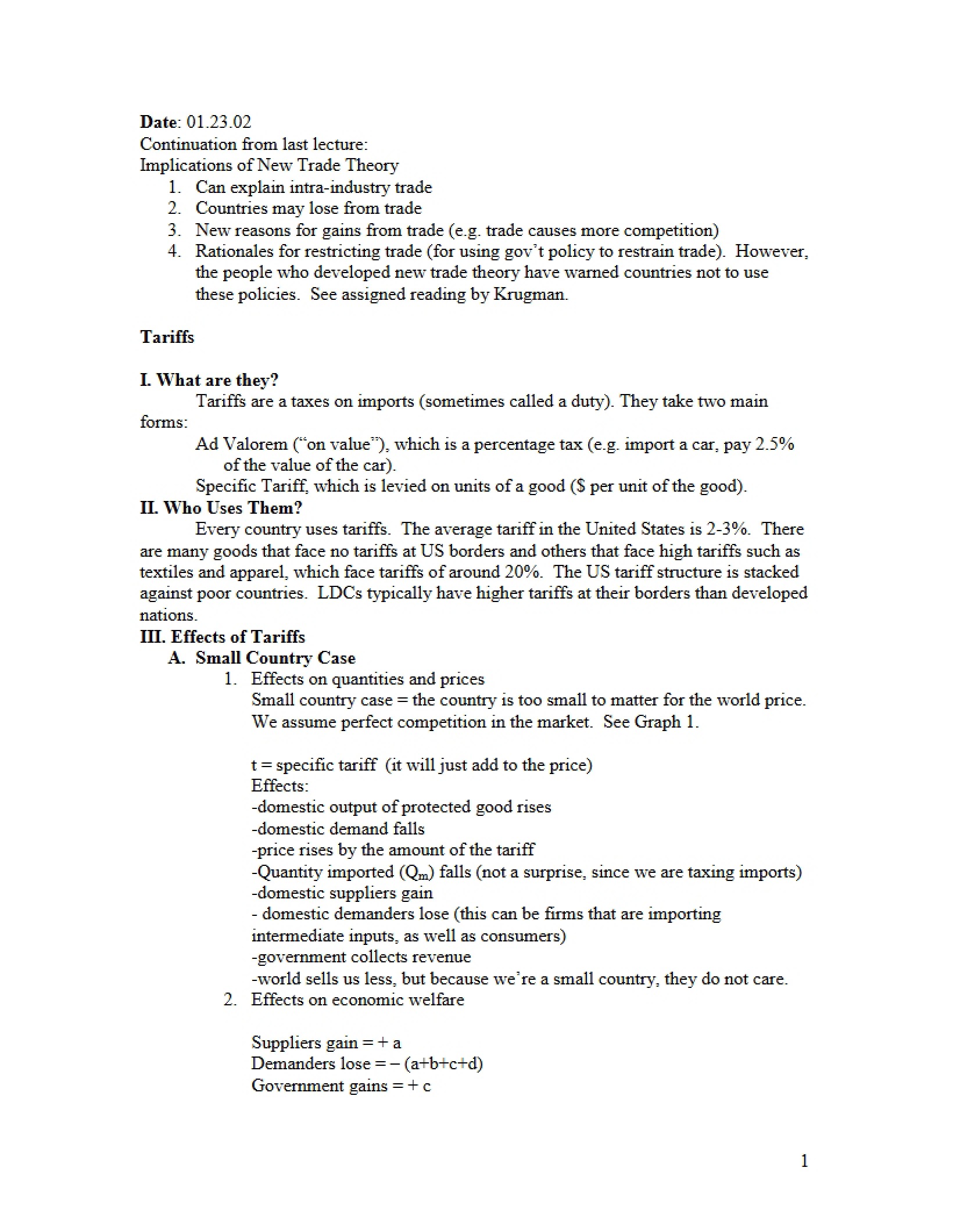 Lecture Note 1