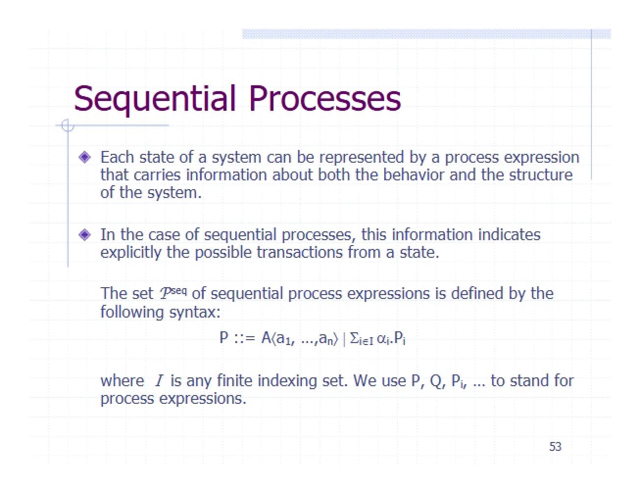 Introduction to Sequential Processes